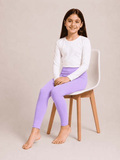 Purple Color Family (1-12 Years Girls Tights)