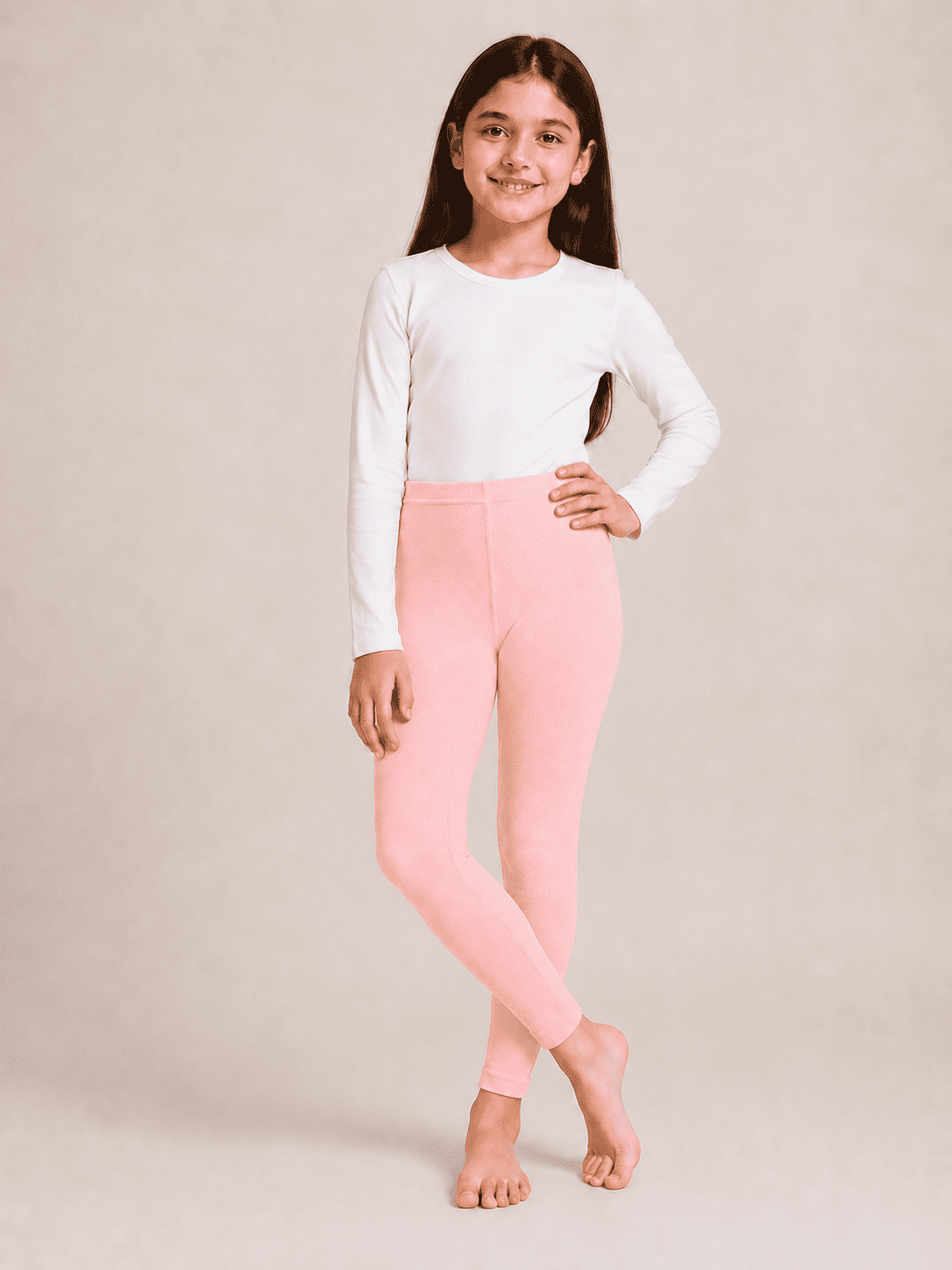 Pink Color Family (1-12 Years Girls Tights)