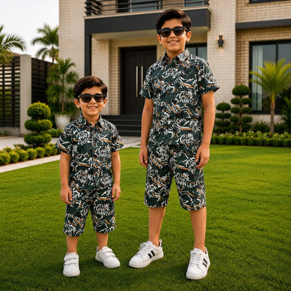 China Diamond Linen Niker Shirts For Kids