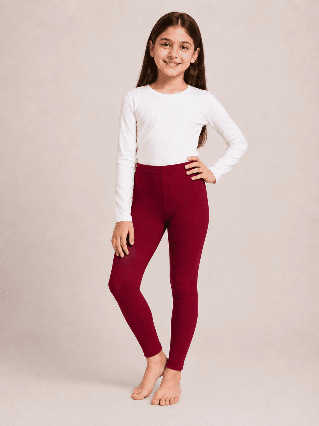 Red Color Family (1-12 Years Girls Tights)