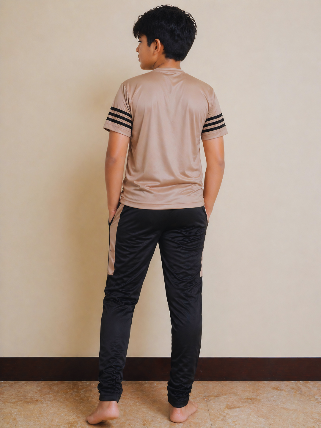 Boys Skin & Black Premium TrackSuits