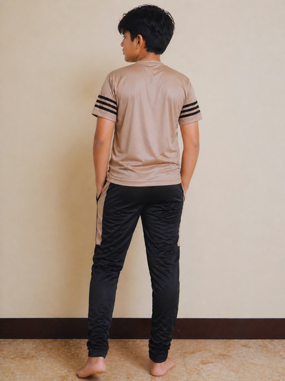 Boys Skin & Black Premium TrackSuits