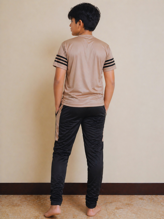 Boys Skin & Black Premium TrackSuits