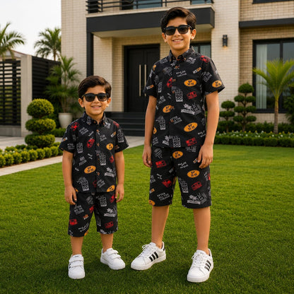China Diamond Linen Niker Shirts For Kids