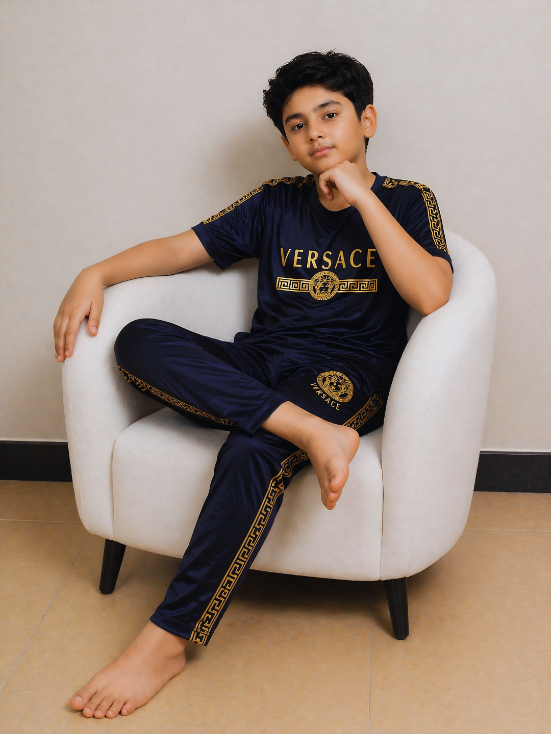 Boys Navy Blue Premium TrackSuits