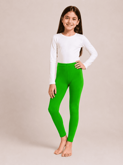 Green Color Family (1-12 Years Girls Tights)