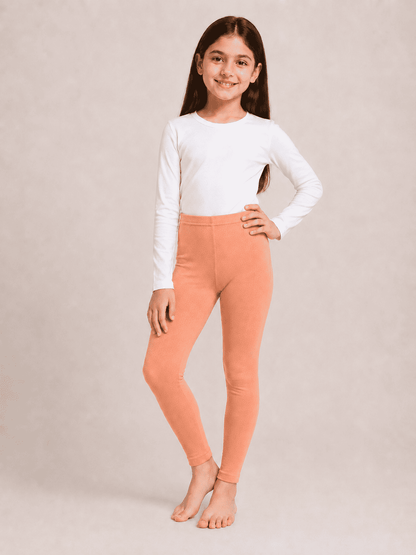 Orange Color Family (1-12 Years Girls Tights)