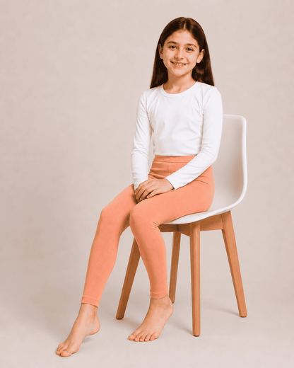 Orange Color Family (1-12 Years Girls Tights)