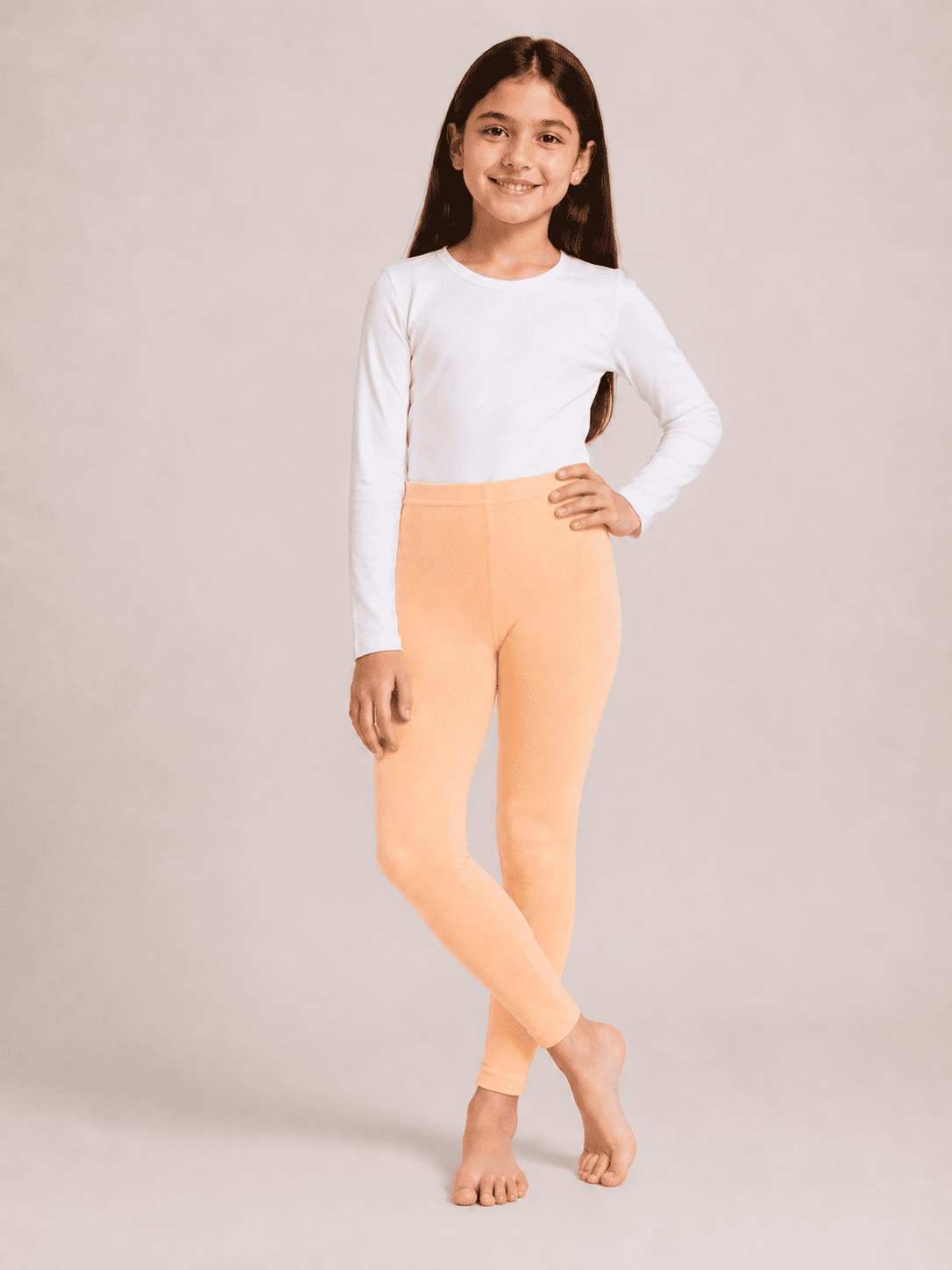 Orange Color Family (1-12 Years Girls Tights)