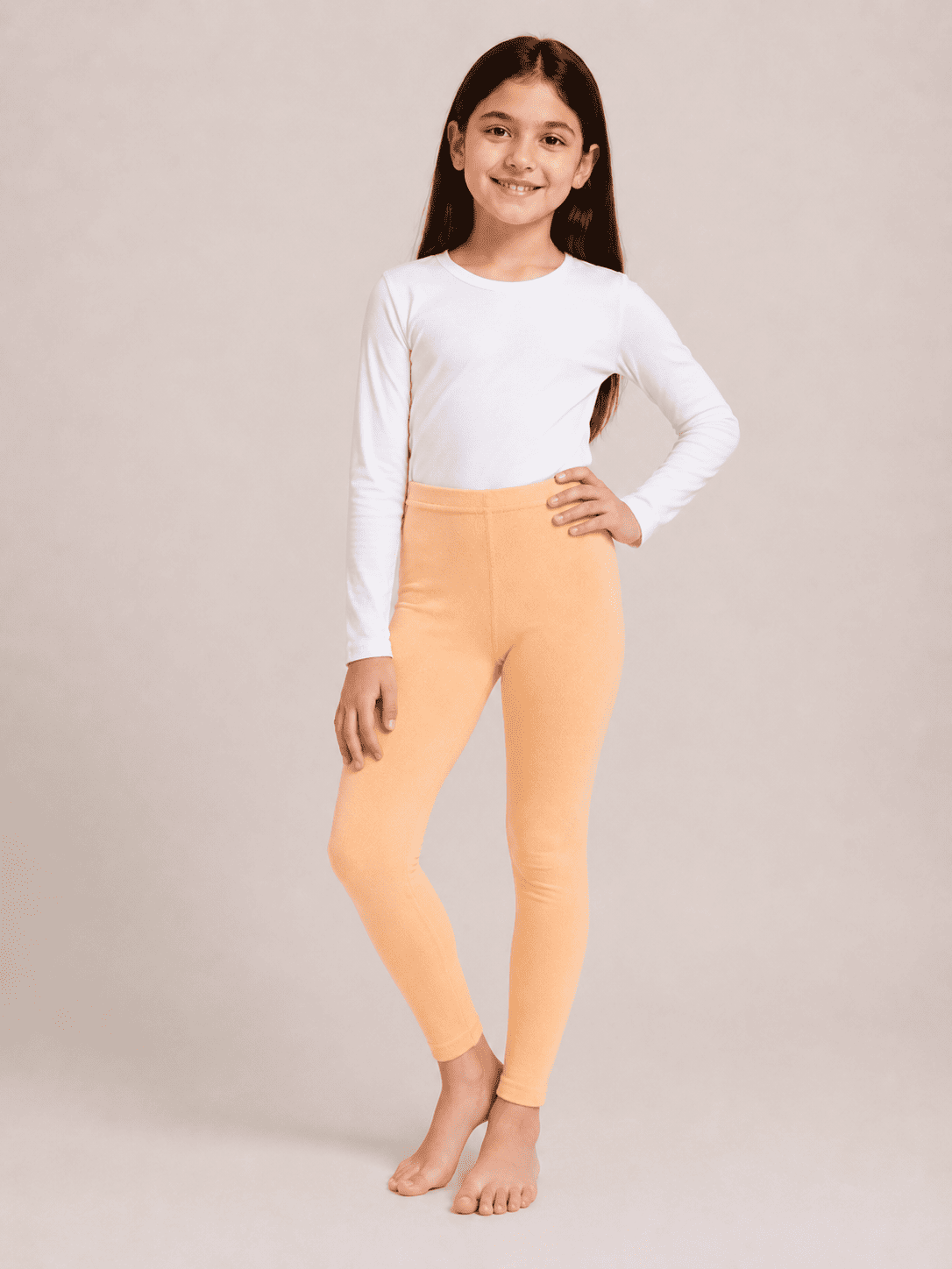 Orange Color Family (1-12 Years Girls Tights)
