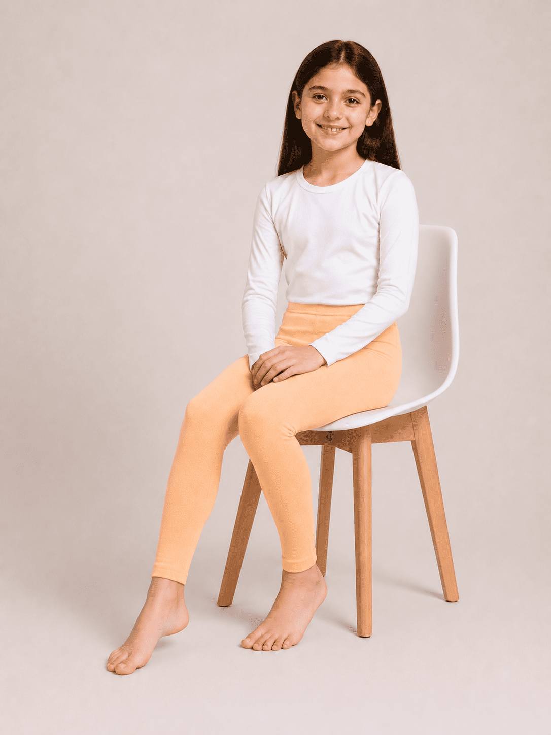 Orange Color Family (1-12 Years Girls Tights)