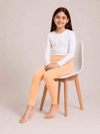 Orange Color Family (1-12 Years Girls Tights)
