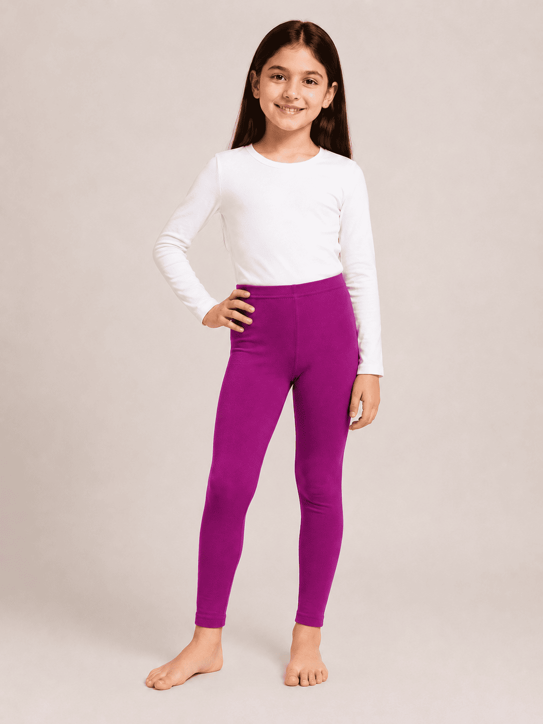 Purple Color Family (1-12 Years Girls Tights)