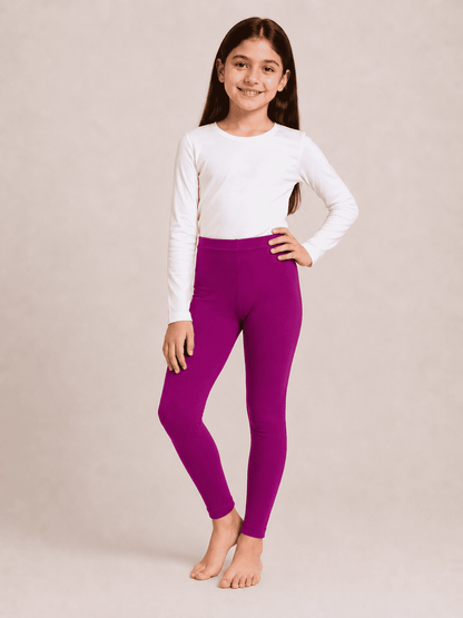 Purple Color Family (1-12 Years Girls Tights)