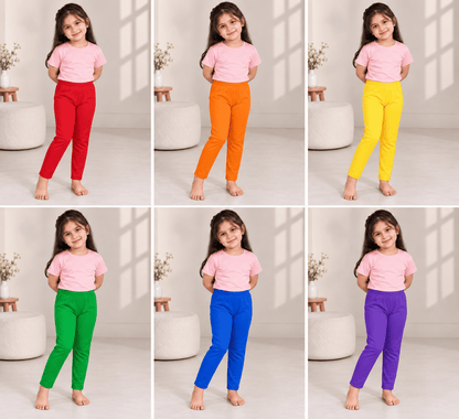Girls Tights – Pack of 6 Rainbow Colors