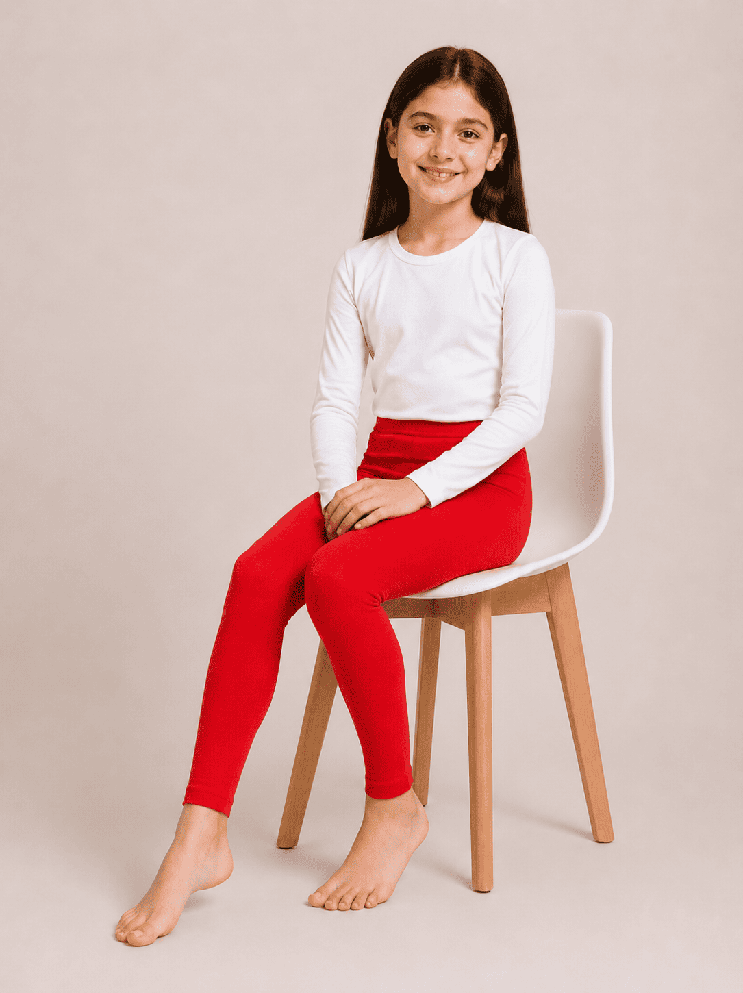 Red Color Family (1-12 Years Girls Tights)