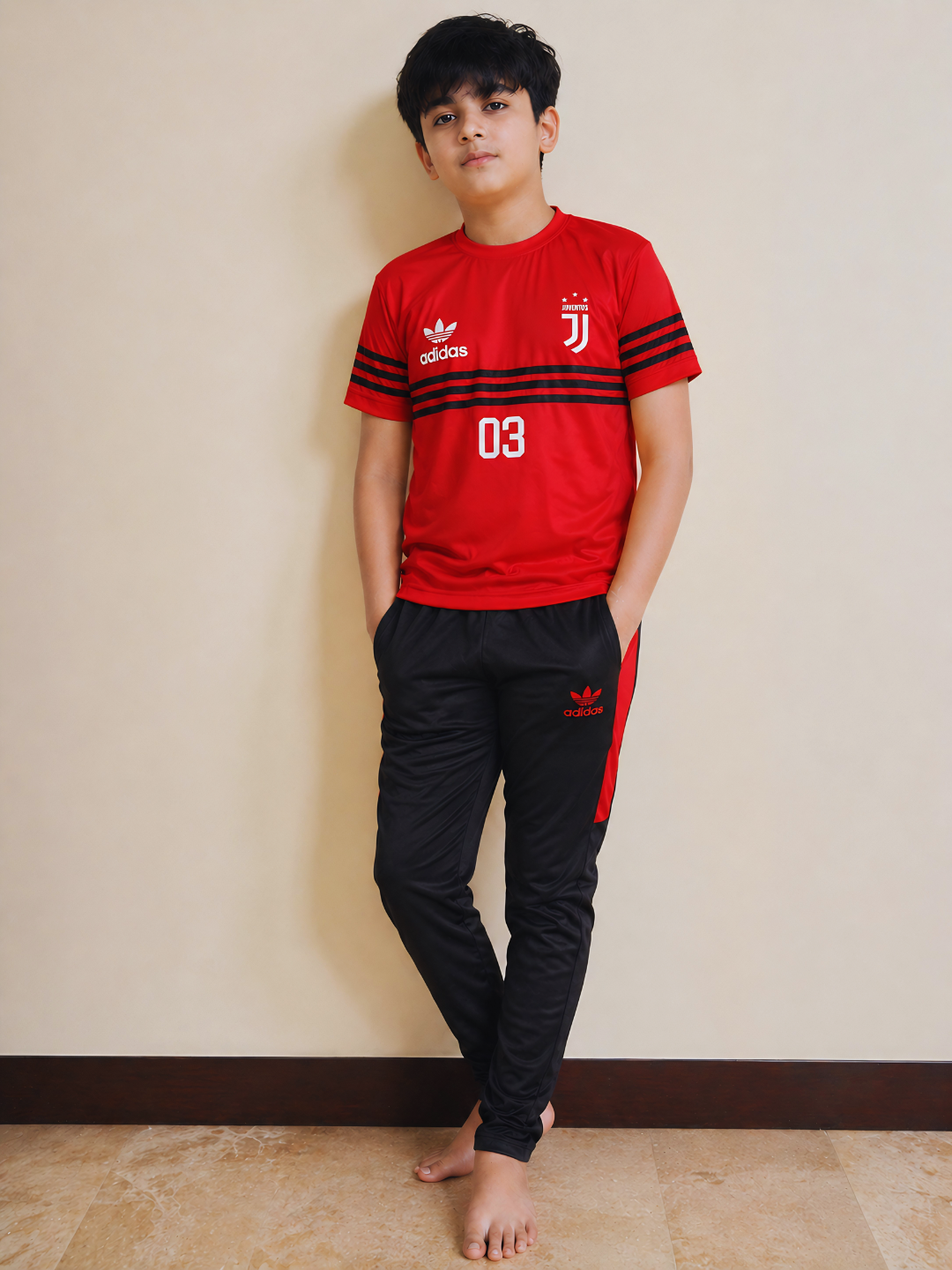 Boys Skin & Black Premium TrackSuits