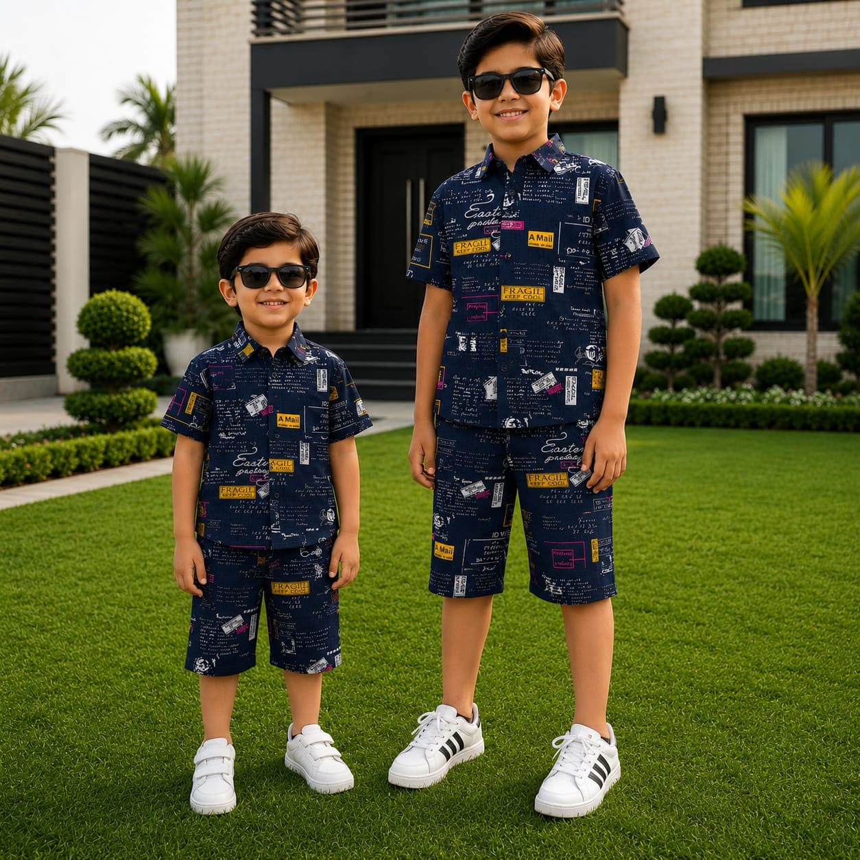 China Diamond Linen Niker Shirts For Kids