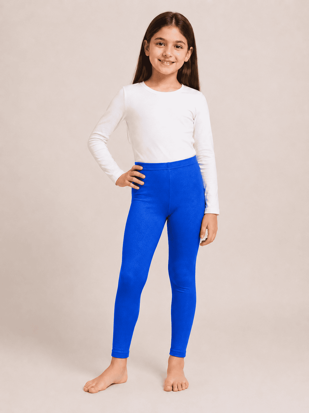 Blue Color Family (1-12 Years Girls Tights)