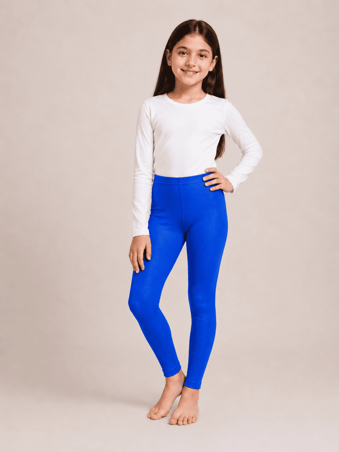 Blue Color Family (1-12 Years Girls Tights)