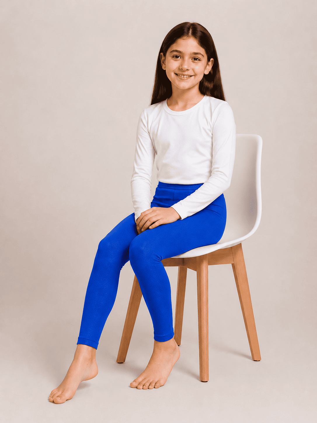 Blue Color Family (1-12 Years Girls Tights)