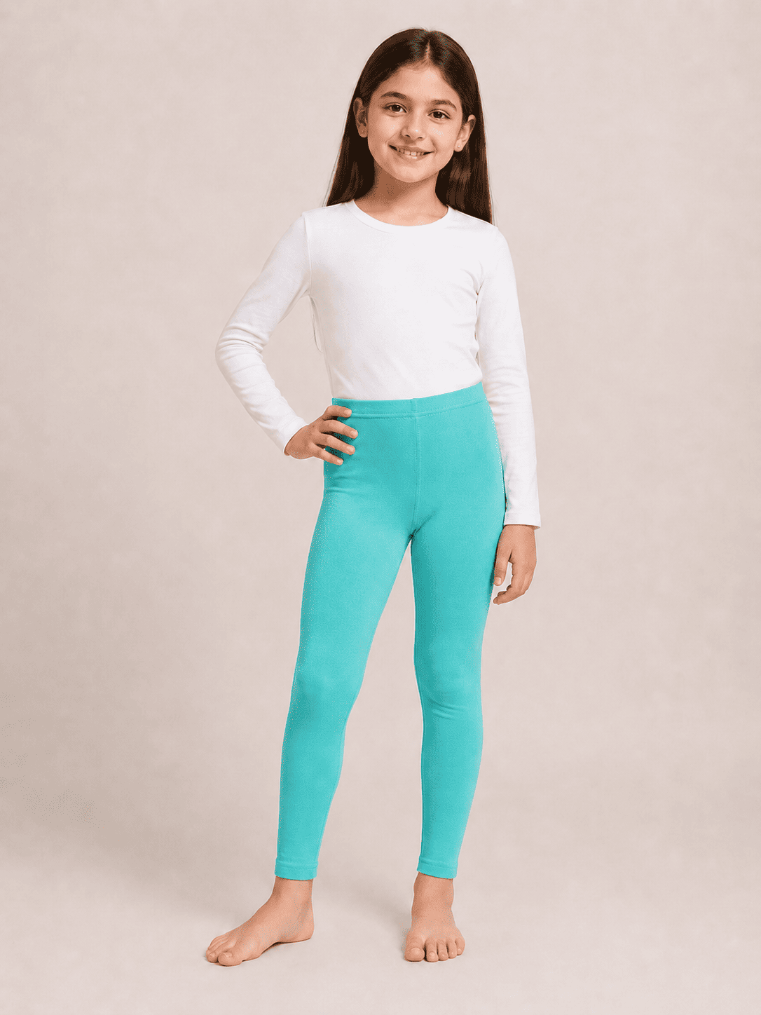 Blue Color Family (1-12 Years Girls Tights)