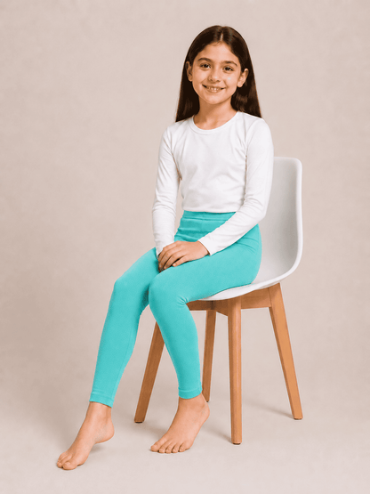 Blue Color Family (1-12 Years Girls Tights)