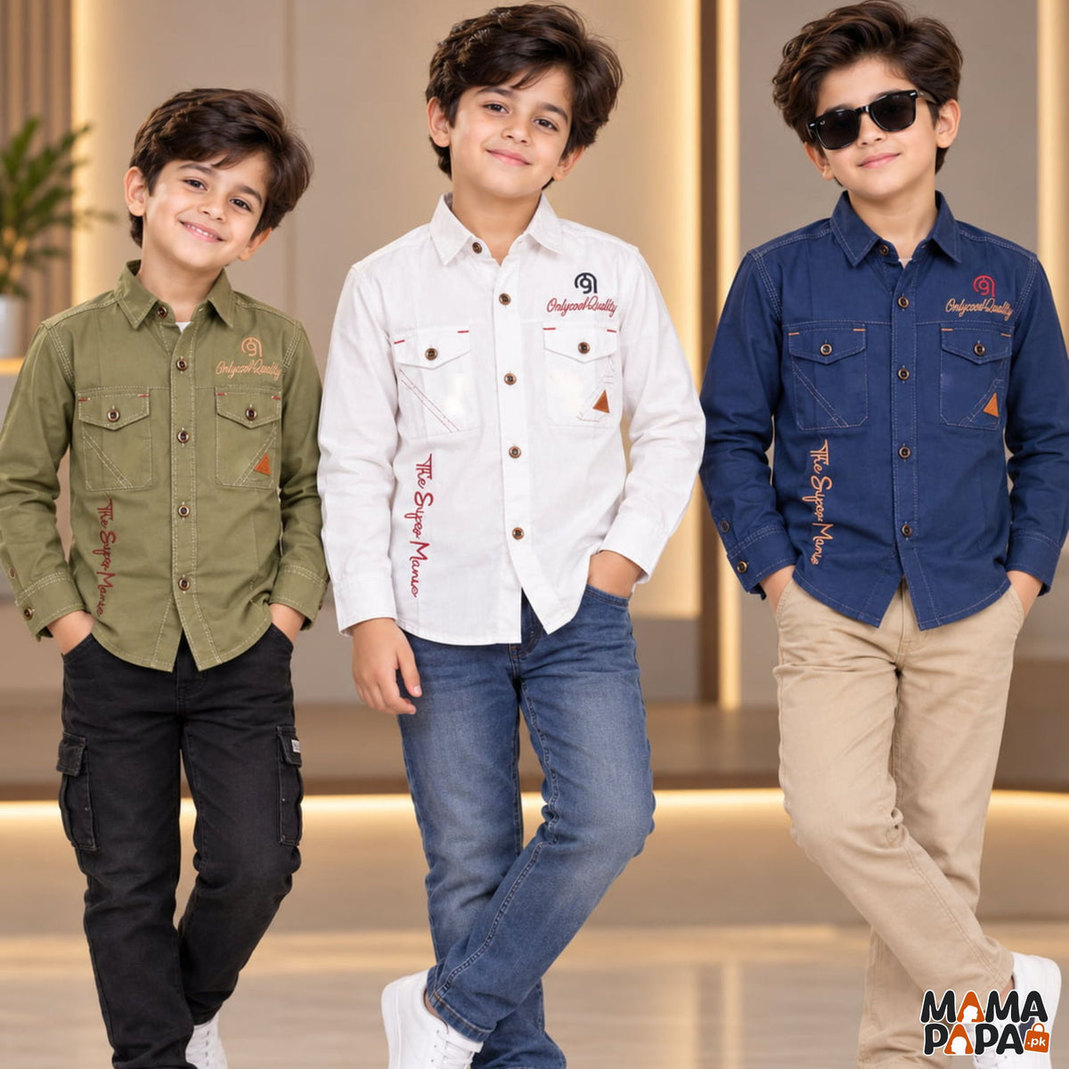 Premium Boys Cotton Shirt | Ages 5 To 12 Years