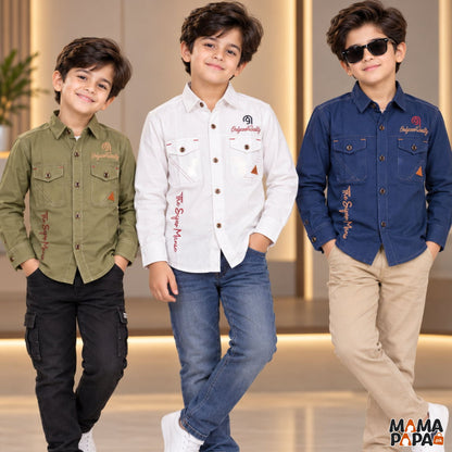 Premium Boys Cotton Shirt | Ages 5 To 12 Years