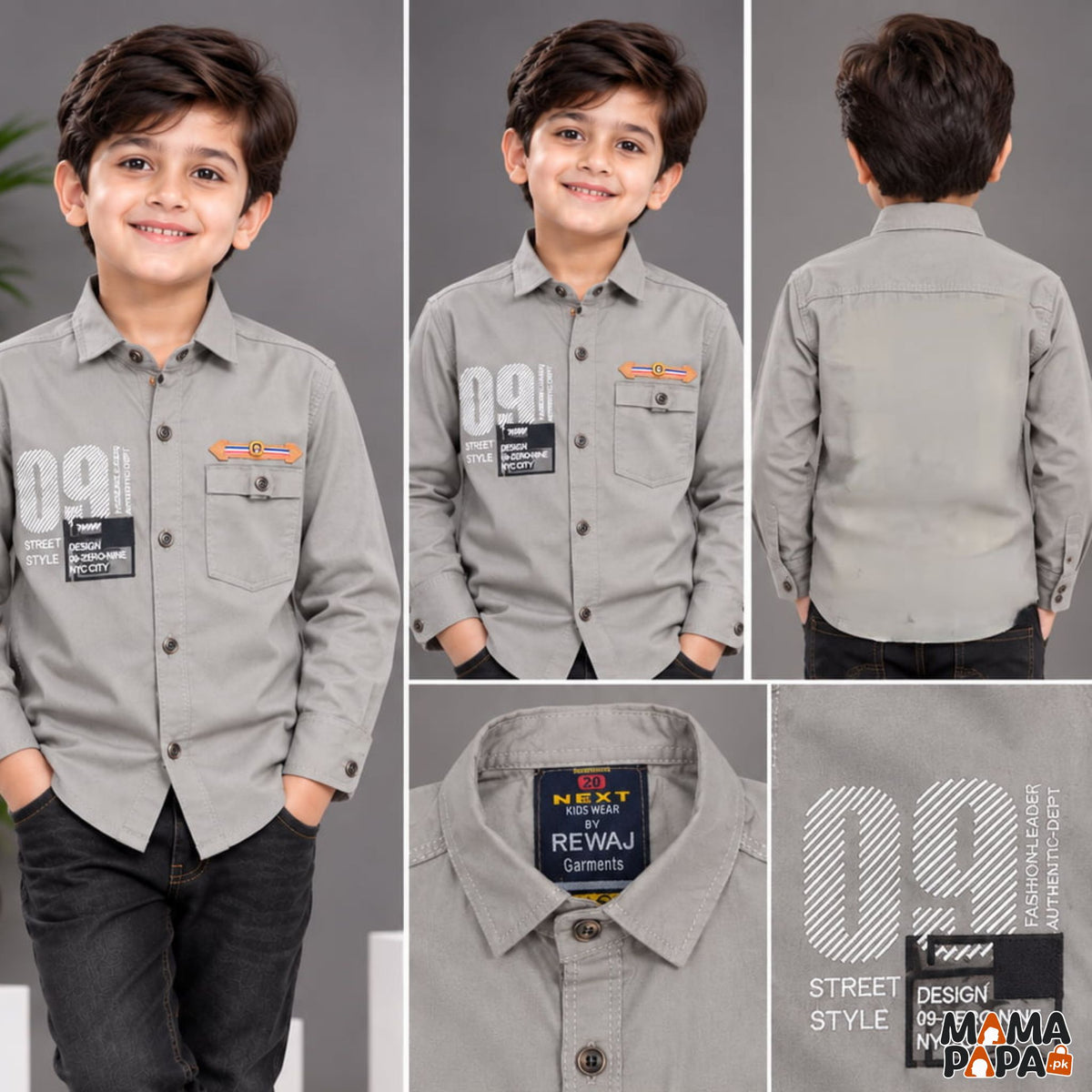Premium Boys Cotton Shirts | Ages 5–12 Years