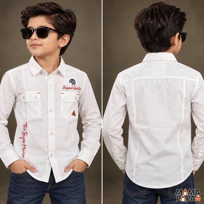 Premium Boys Cotton Shirt | Ages 5 To 12 Years