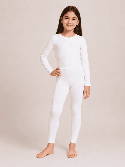 White & Black Color Family (1-12 Years Girls Tights)