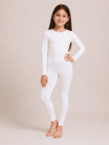 White & Black Color Family (1-12 Years Girls Tights)