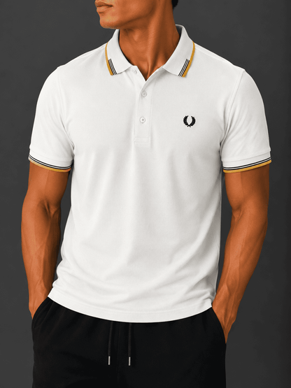 Signature Contrast Collar Polo Shirt