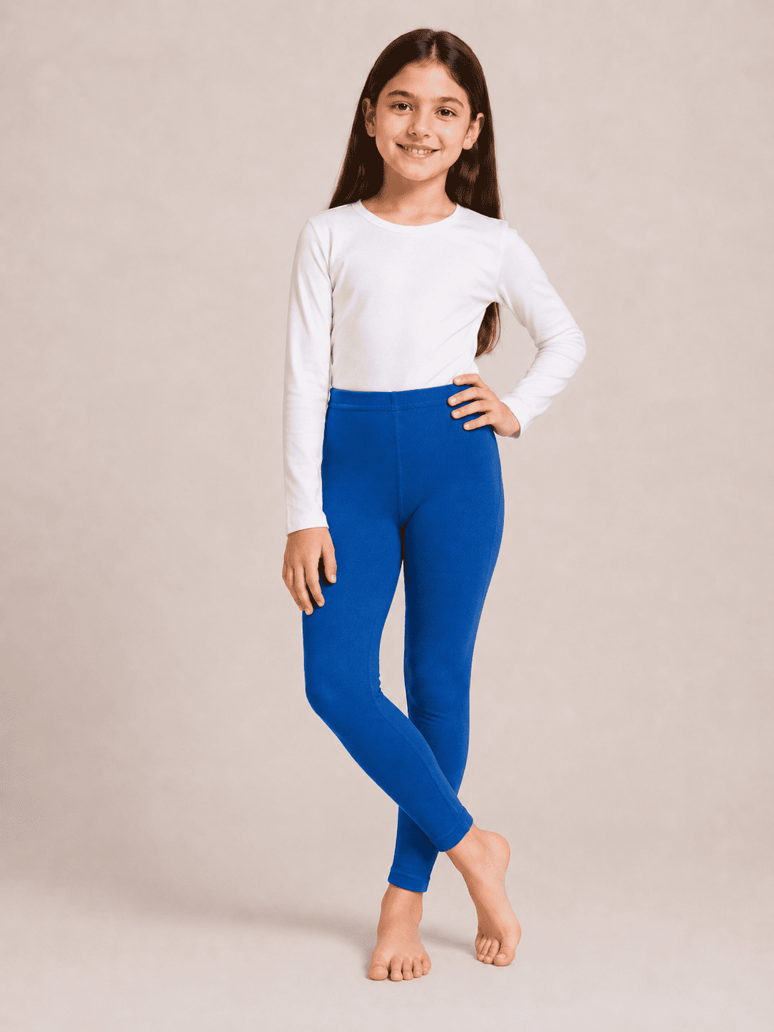 Blue Color Family (1-12 Years Girls Tights)
