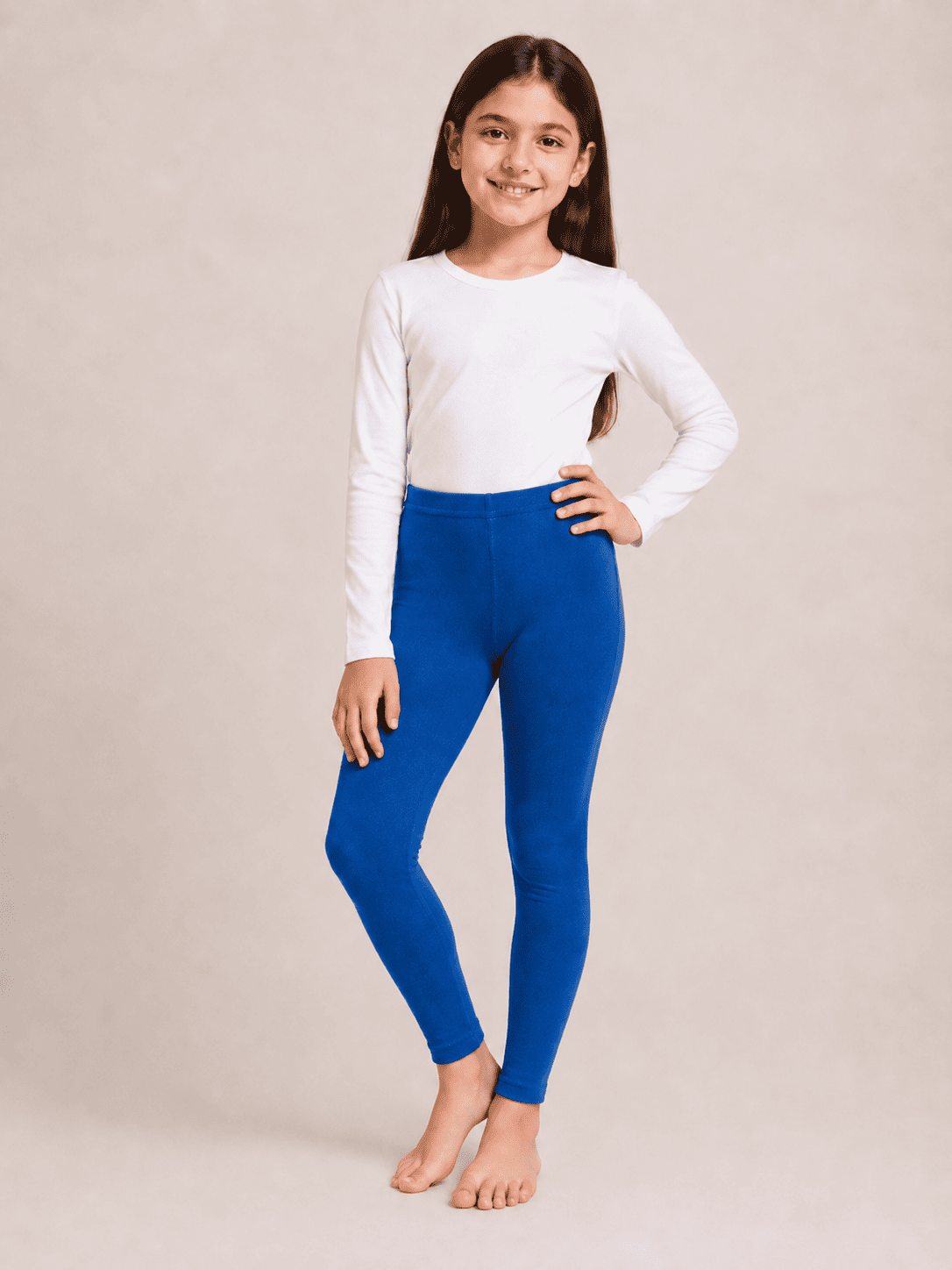 Blue Color Family (1-12 Years Girls Tights)