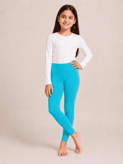 Blue Color Family (1-12 Years Girls Tights)