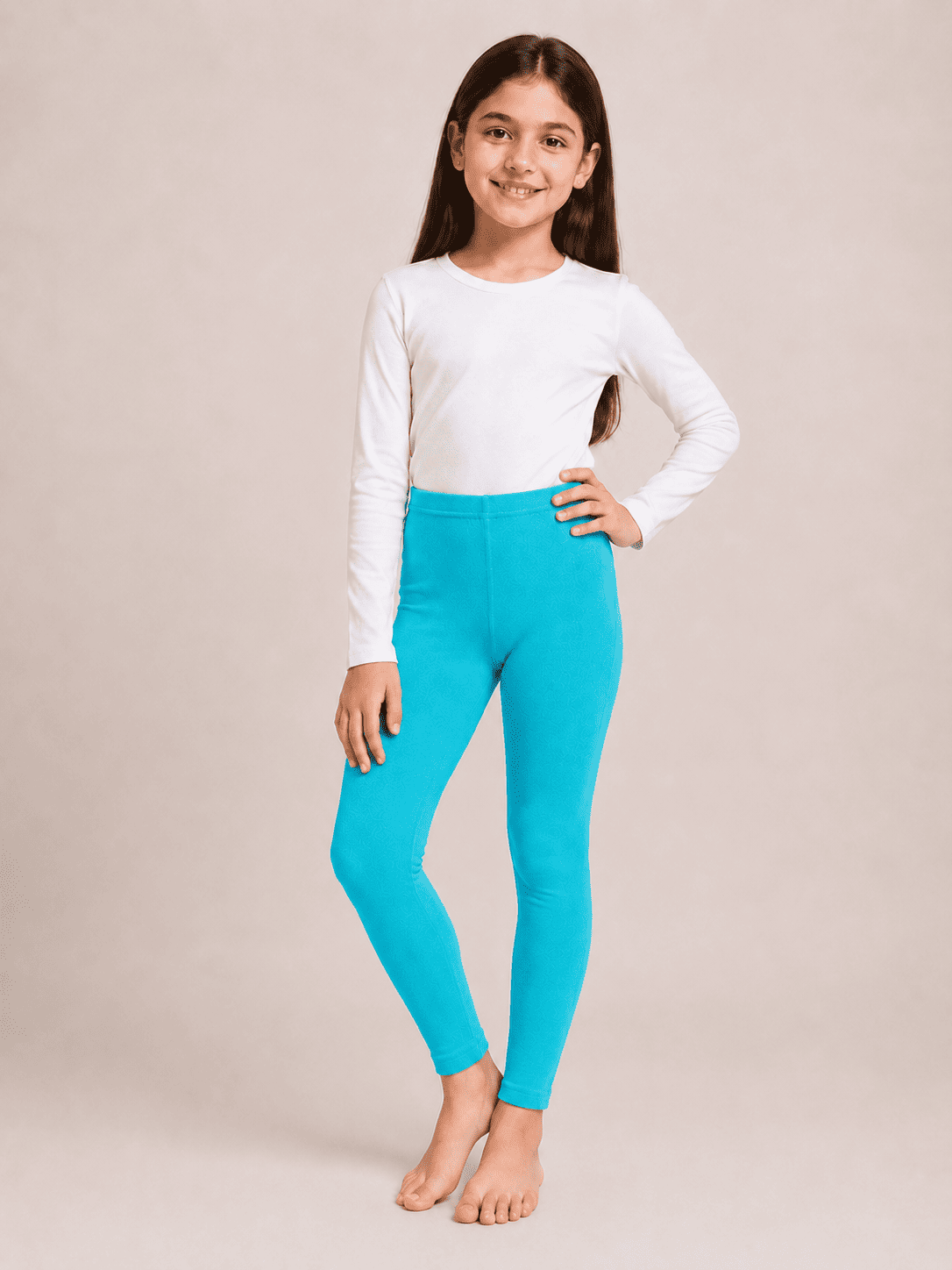 Blue Color Family (1-12 Years Girls Tights)