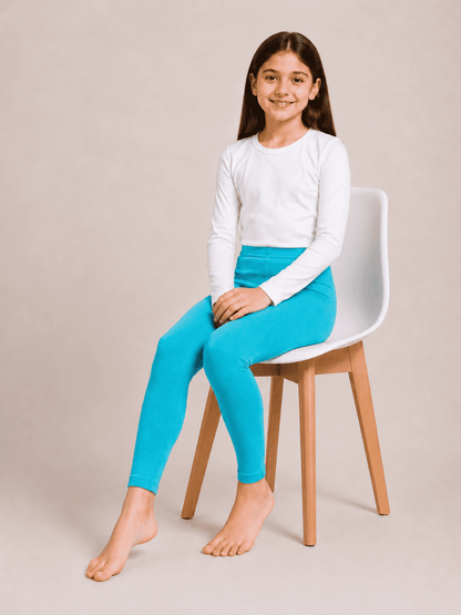 Blue Color Family (1-12 Years Girls Tights)