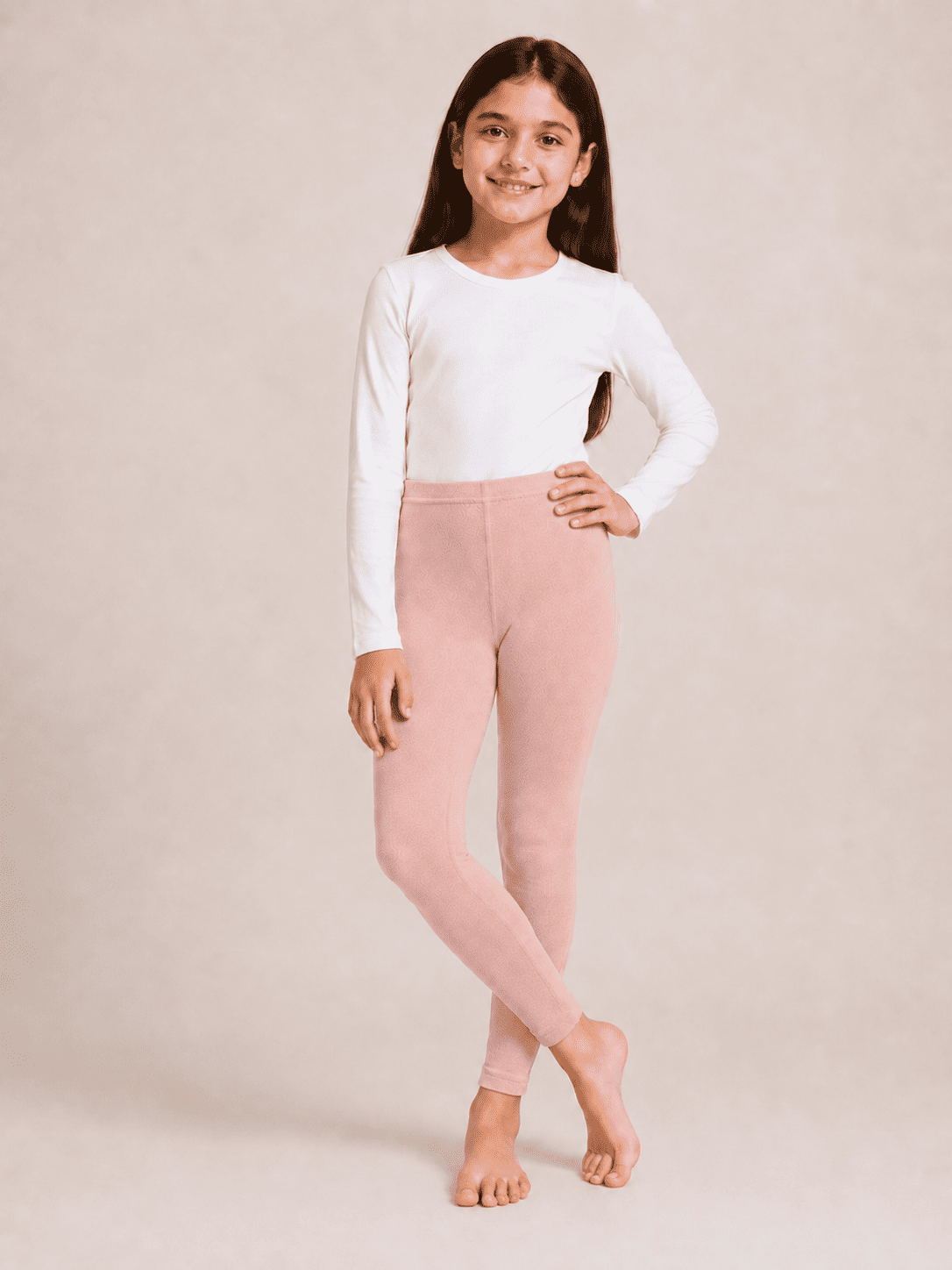 Pink Color Family (1-12 Years Girls Tights)