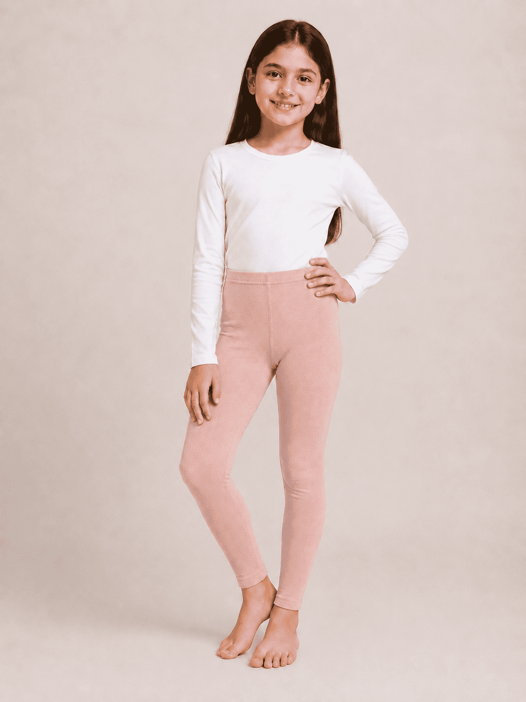Pink Color Family (1-12 Years Girls Tights)