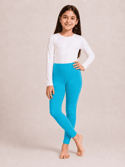 Blue Color Family (1-12 Years Girls Tights)