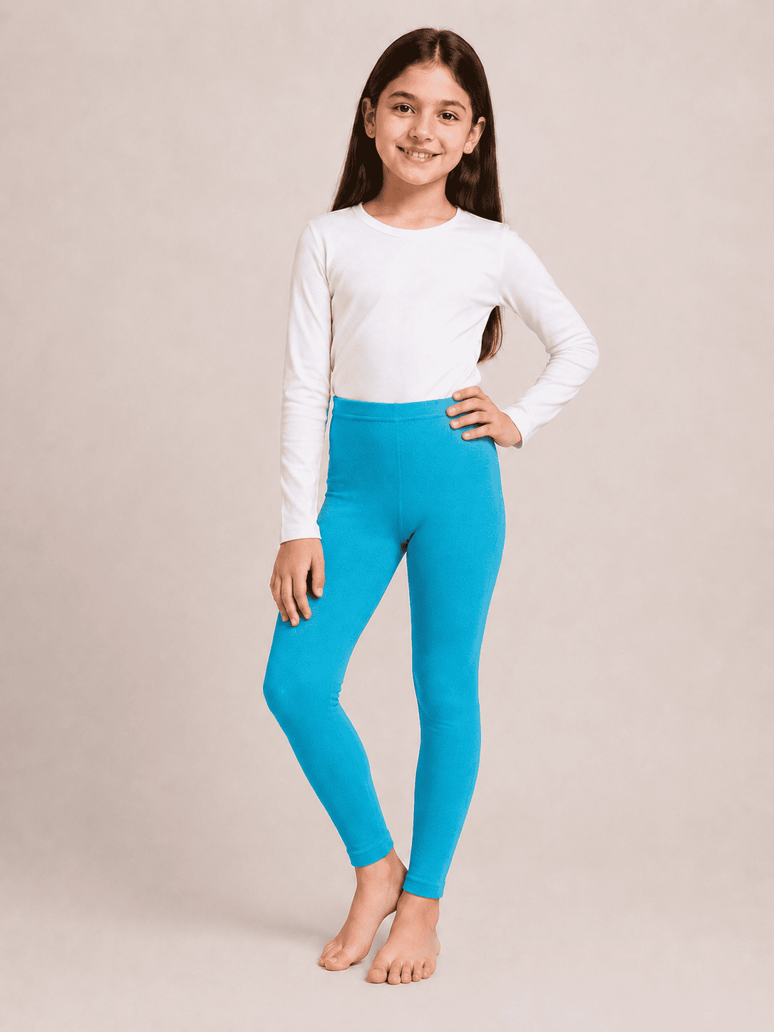 Blue Color Family (1-12 Years Girls Tights)