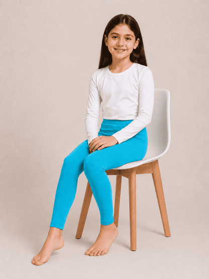 Blue Color Family (1-12 Years Girls Tights)