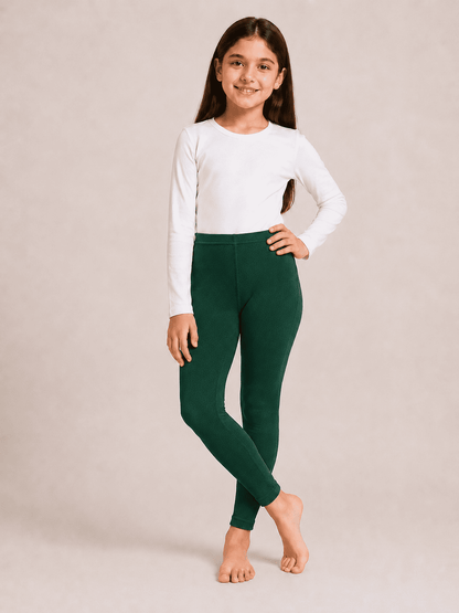 Green Color Family (1-12 Years Girls Tights)