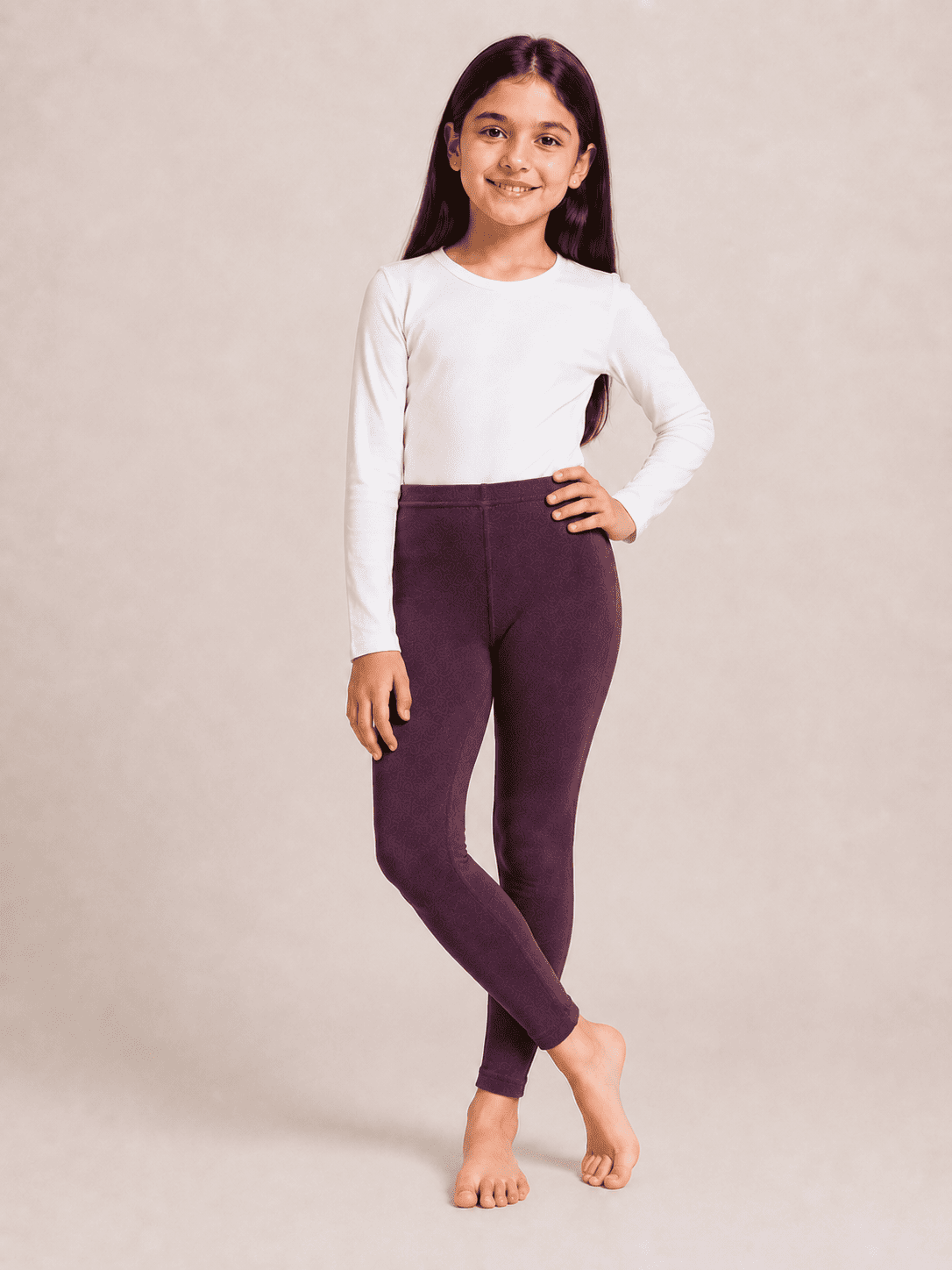 Brown Color Family (1-12 Years Girls Tights)