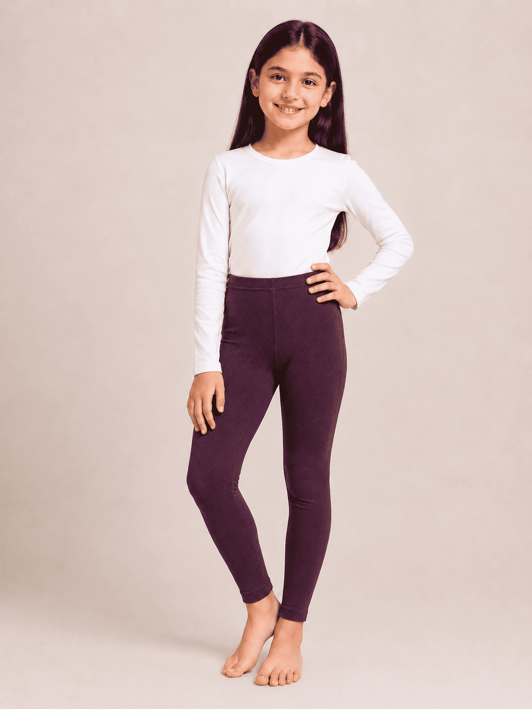 Brown Color Family (1-12 Years Girls Tights)