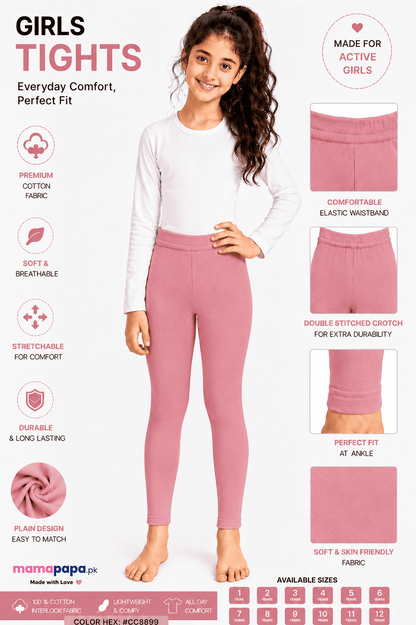 Girls Premium Tights (1-12 Years )