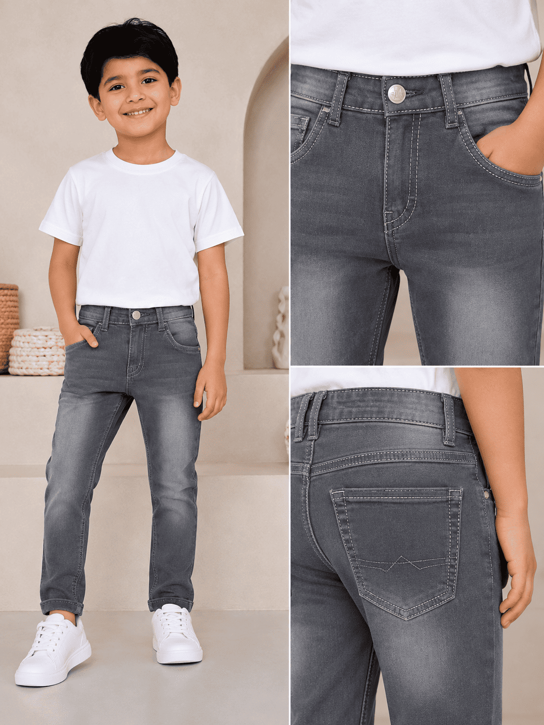 Jeans Gray Premium Pent