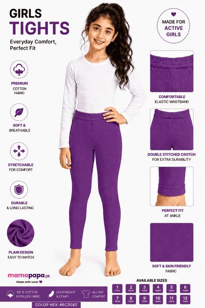 Girls Premium Tights (1-12 Years )